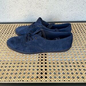 Keds women’s Navy Blue Suede Tennis Sneaker